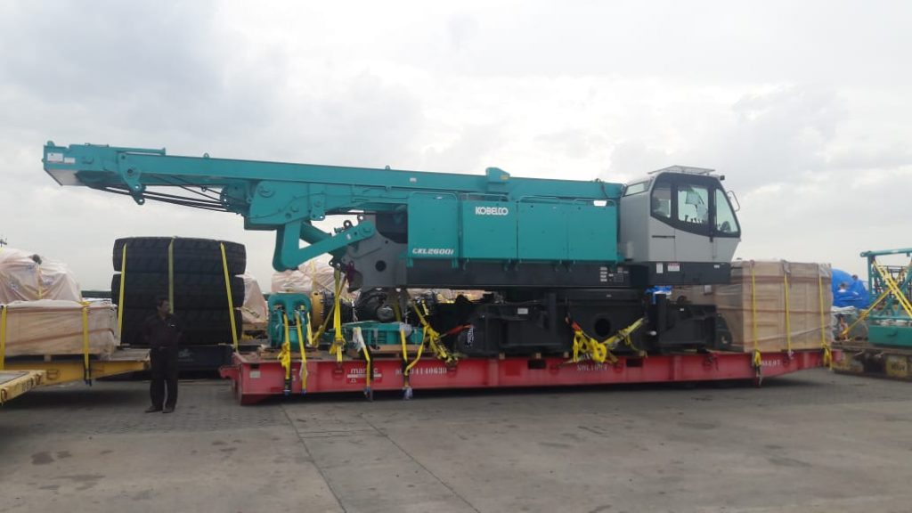 CRANES AND ACCESSORIES FROM EXW-OMAN TO CIF-NIGERIA